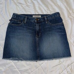 Abercrombie & Fitch Y2K 100% Cotton Denim Skirt Size 4